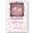 new baby announcement editable fancy picture frame pink