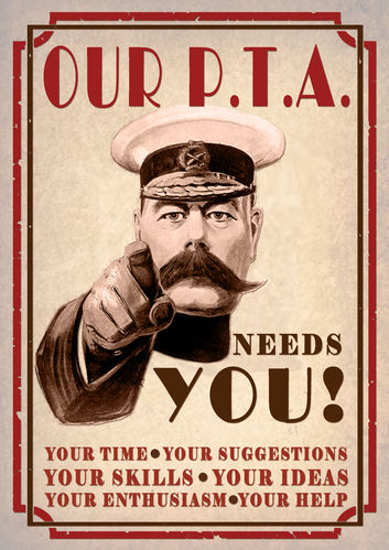 PTA poster Kitchener your PTA needs you