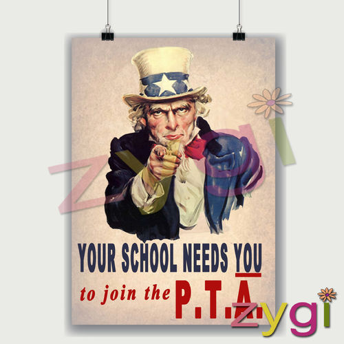 PTA poster uncle sam your PTA needs you