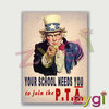 PTA poster uncle sam your PTA needs you