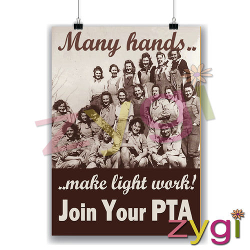 PTA poster land girls your PTA needs you