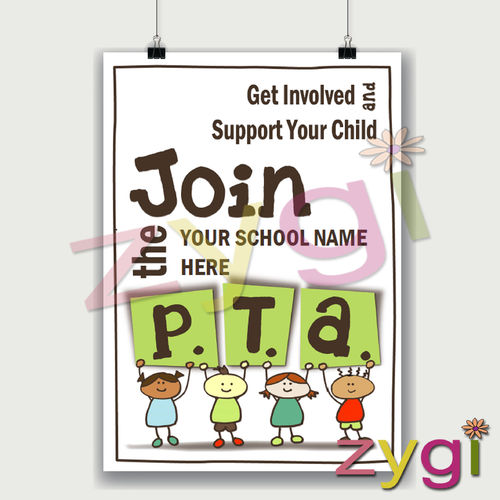 PTA poster editable get involved your PTA needs you