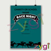 charity PTA poster editable race night poster