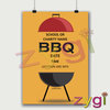 charity PTA poster editable barbeque poster